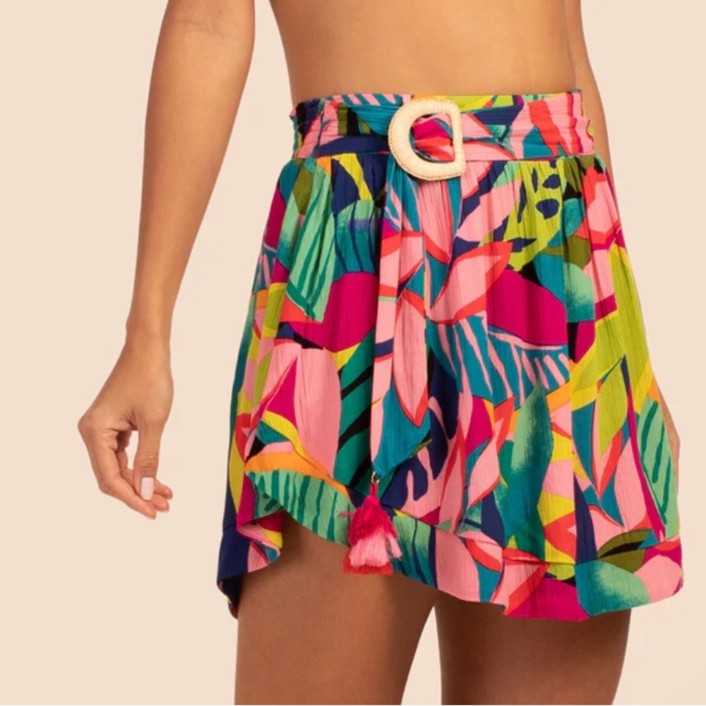 COPY - Trina Turk tropical rainforest skirt skirt size medium NWT